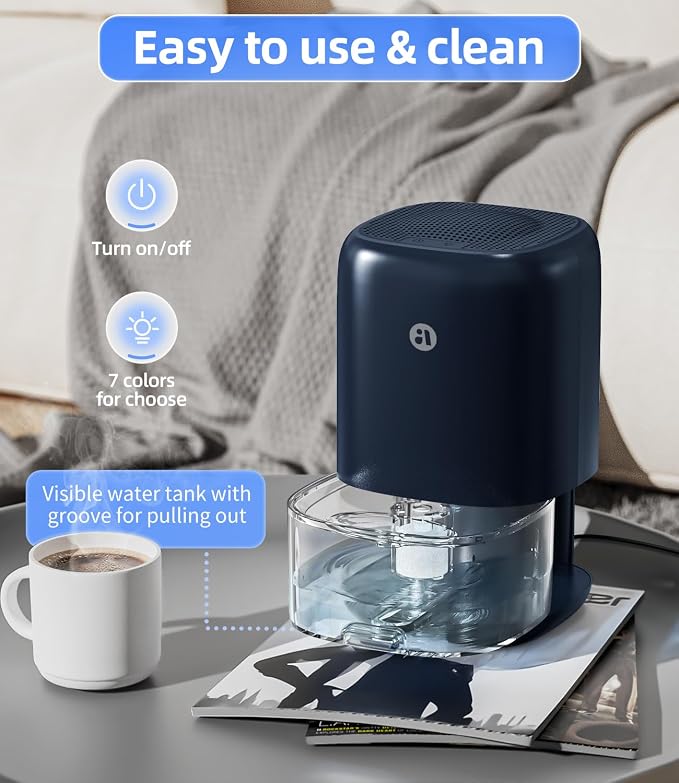 Dehumidifier, 35 OZ Small Dehumidifiers - Image 5