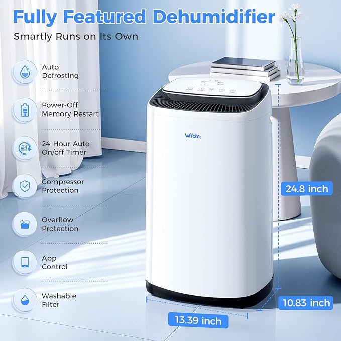 80 Pints Smart Dehumidifier - Image 3