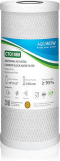 CTO10BB 5 Micron 4.5" x 10" Carbon Block Water Filter Set – Replacement by YourHealthIsOurPriority