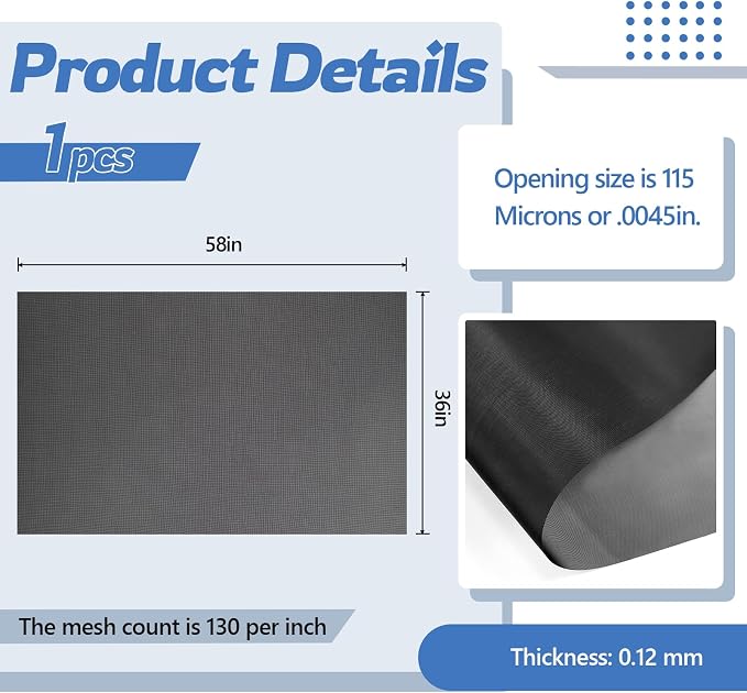 SmoothNovelty 1 Pcs 36'' x 58'' Waterproof and Dustproof Prefilter Hydrophobic - Image 2
