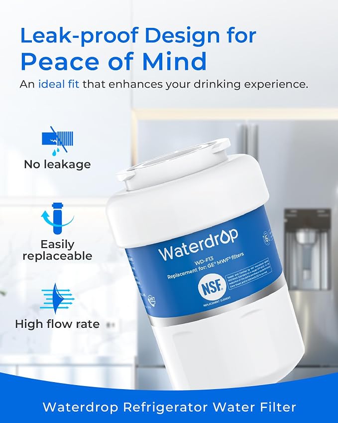 Waterdrop WD-F13 Replacement for GE® MWF® Water Filter, SmartWater® MWFP - Image 5