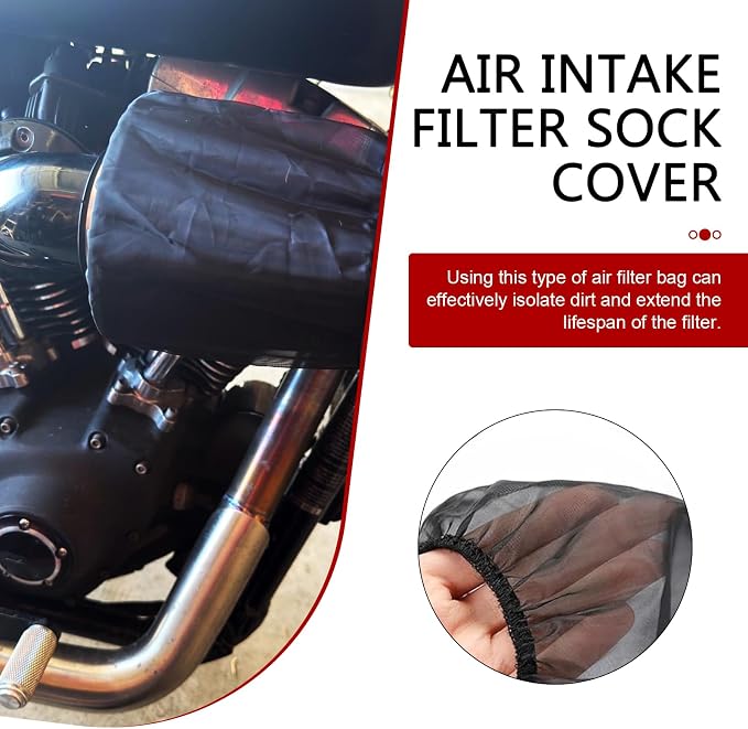 Car Cold Air Intake Filter Dustproof Cover, Universal Cone Protective Cover - Image 7