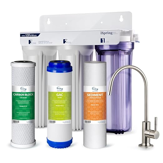 iSpring US31 Under Sink Water System, NSF Certified 3-Stage Water Filters by iSpring