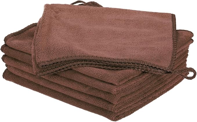 HARFINGTON 6 Pack Microfiber Cleaning Cloth by HARFINGTON