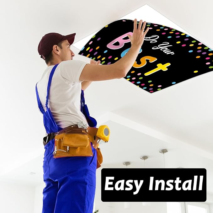 8Pcs Inspirational Fluorescent Light Covers - Image 6