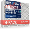 BNX TruFilter 20x24x1 Air Filter MERV 13 by BNX