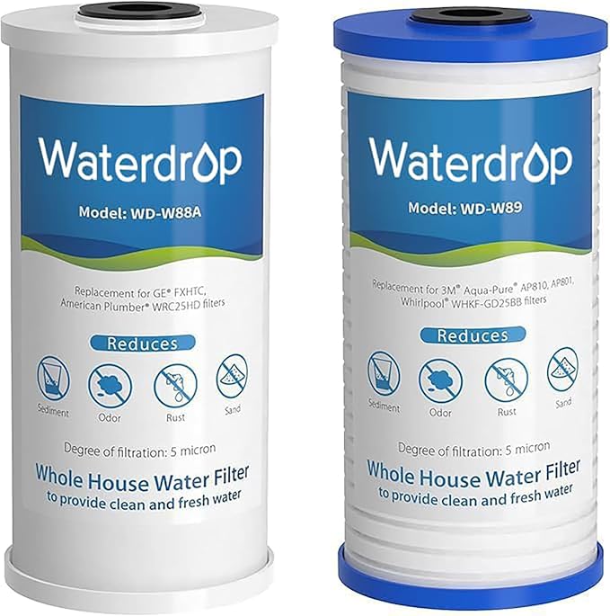 Waterdrop WF10PG Whole House Water Filter, Compatible by Waterdrop