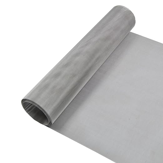 304 Stainless Steel Mesh 80Mesh, 15.7"x47.2" Metal Mesh Screen, Woven Fine Wire by welcometoyagjia