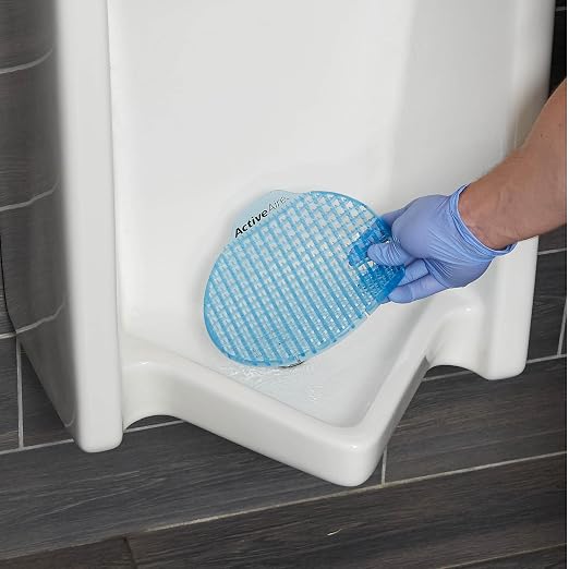 ActiveAire Deodorizer Urinal Screen by GP PRO, Sunscape Mango, 12 Screens Per - Image 4