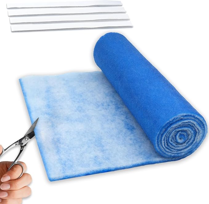 Air Vent Filter Roll 12" x 90", Cut to Size Filter Sheet 12 x 90 Inch 1-Pack by BeautyyourHome