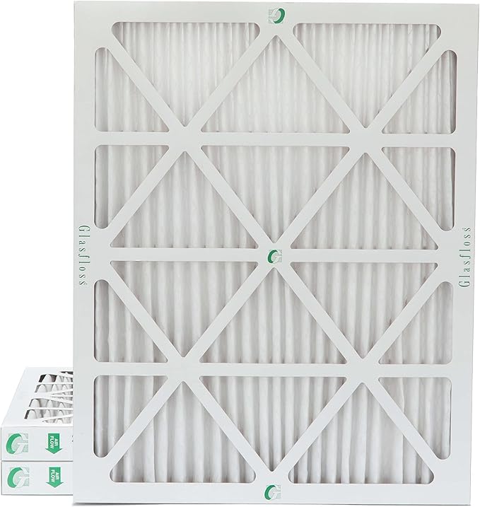 Glasfloss ZL 16x20x2 MERV 10 Pleated 2" Inch Air Filters by Glasfloss