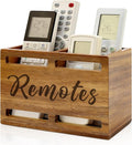 Hilislog Acacia Wood Remote Control Holder Wall Mount Wooden Caddy TV Remote by Hilislog