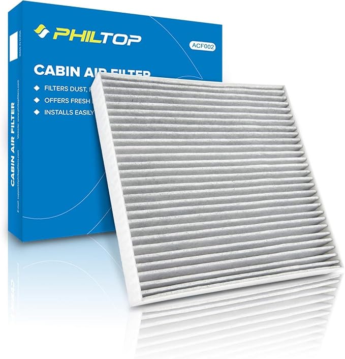 PHILTOP HEPA Cabin Air Filter w/Activated Carbon, Compatible by PHILTOP