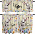Happy Easter Kitchen Curtains Set 3 Piece by Unknown