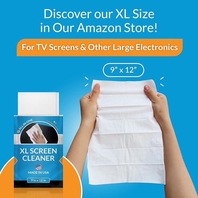 iCloth Screen Cleaner Wipes Individually Wrapped Travel Size Streak-Free - Image 8