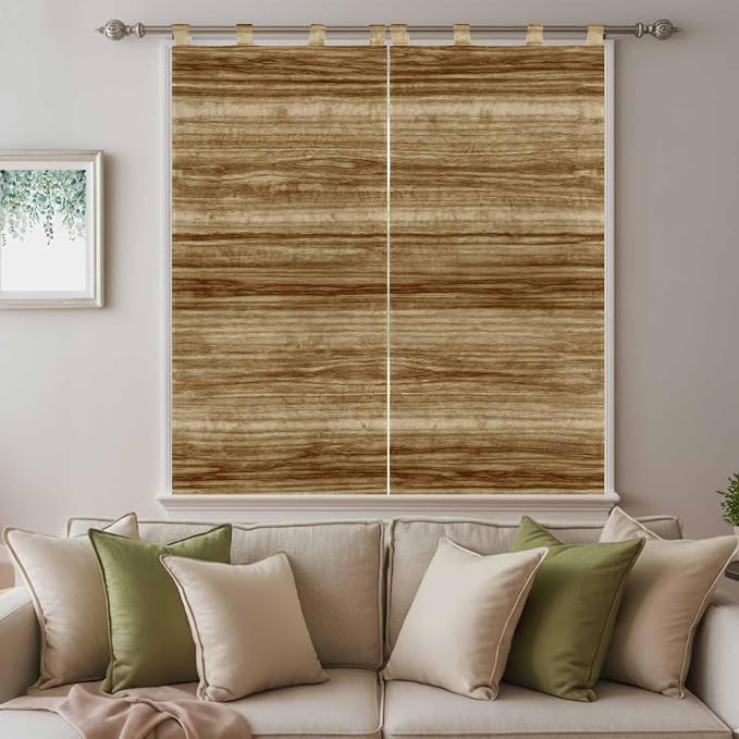 Vintage Western Living Room Curtains 84 Inch Length, Window Curtains Tab Top - Image 9
