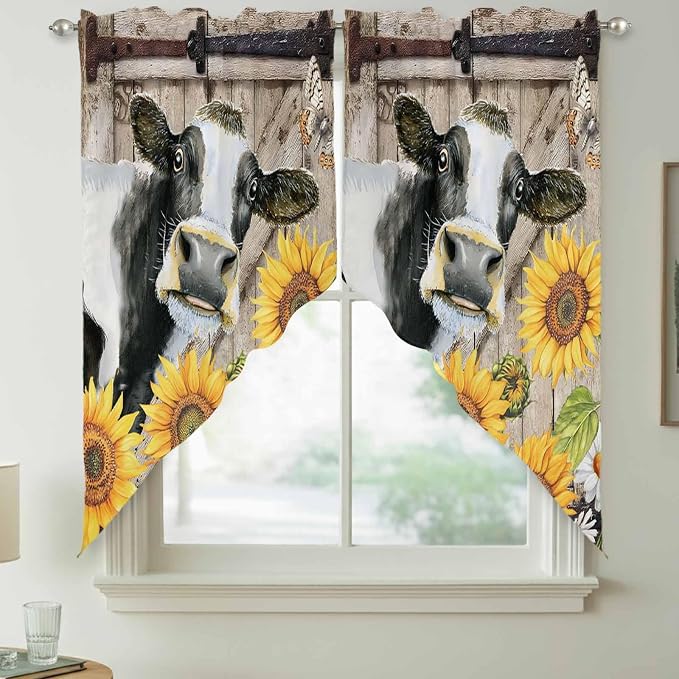 Retro Farmhouse Flower Swag Valances - Image 7