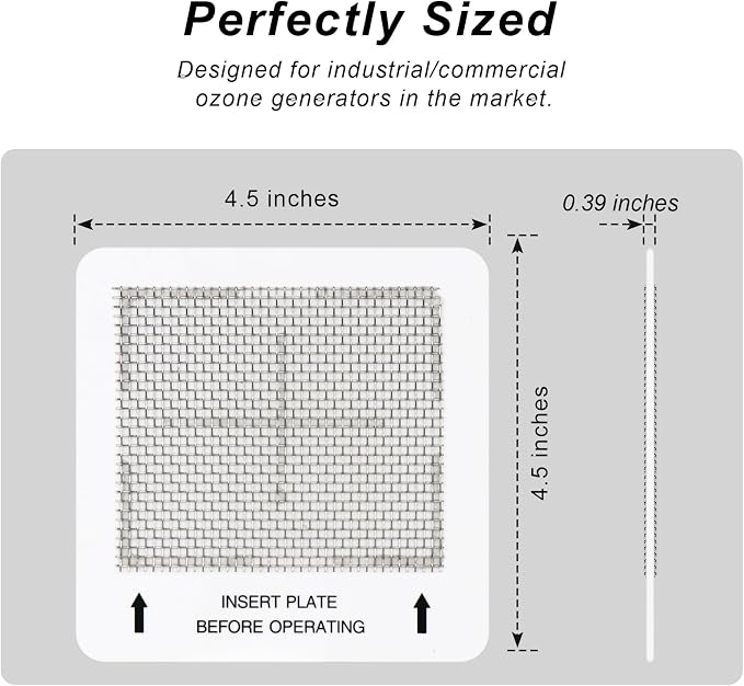 Ceramic Ozone Plates 2 Pack, Perfect 4.5-inch x 4.5-inch Replacement Ozone Plate - Image 2