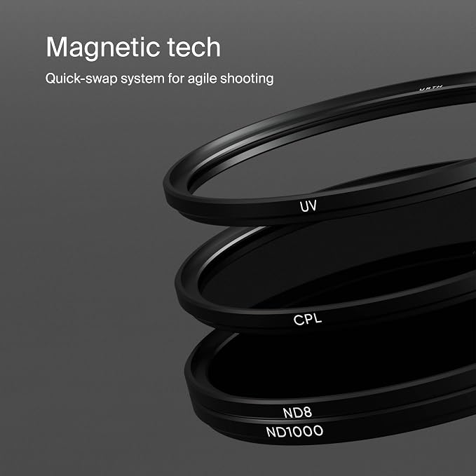 Urth 72mm 4-in-1 Magnetic Lens Filter Kit -UV, Neutral Density ND8, Ultra-Slim - Image 4