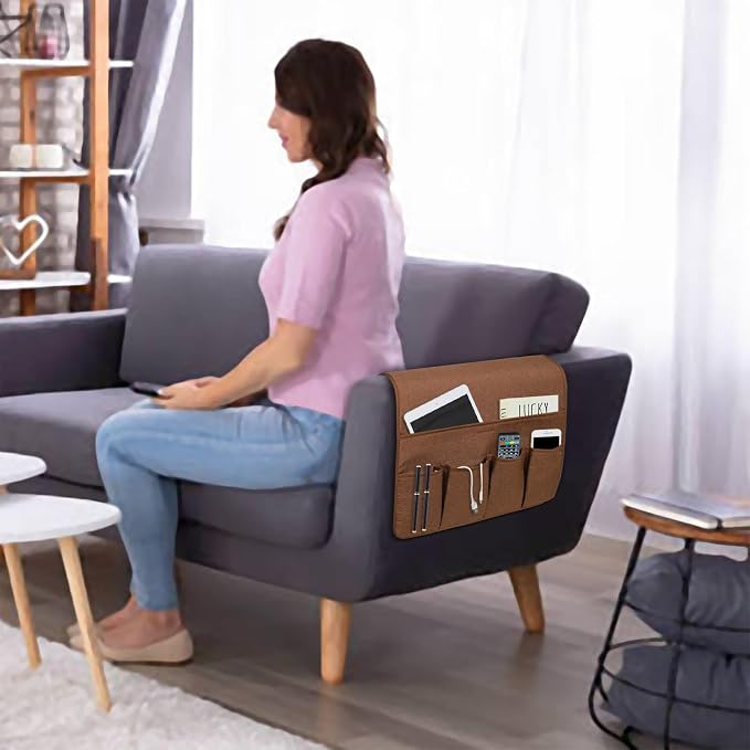 NB Sofa Armrest Organize Remote Holder Bedside Caddy Organizer - Image 6