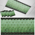 2x4 ft Fluorescent Light Cover for Ceiling Abstract Green Gradient Diamond by Unknown