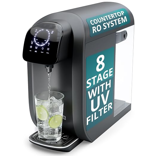NU Aqua 8-Stage Countertop Reverse Osmosis Water Filter System | RO by NUAqua
