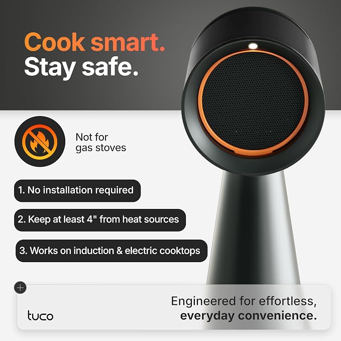 TUCO Portable Range Hood, Countertop Kitchen Exhaust Fan - Image 7