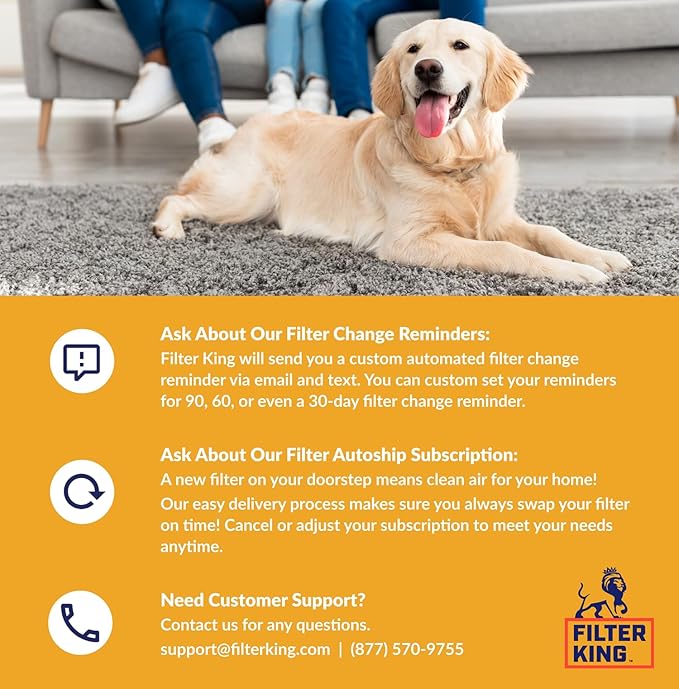 Filter King 17x20x1 Air Filter | 6-PACK | MERV 13 HVAC Pleated A/C Furnace - Image 5