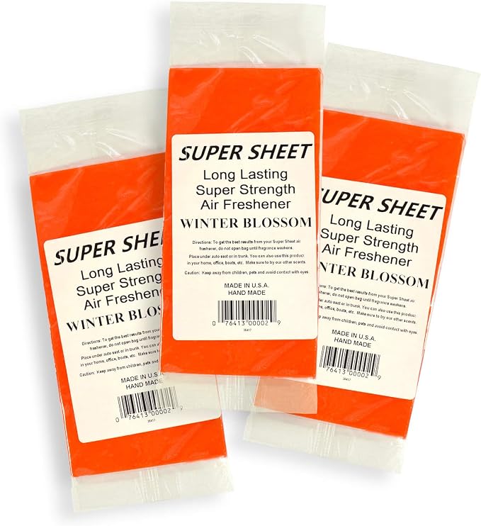 Super Sheet Small Under Seat Car Air Freshener by Jenray