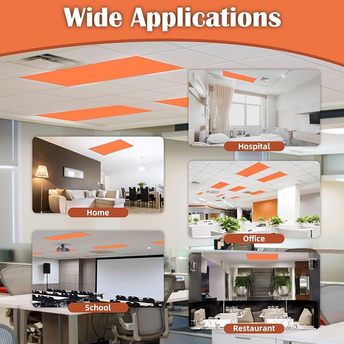 ANGSYLTH 8 Pcs Fluorescent Light Covers - Image 5