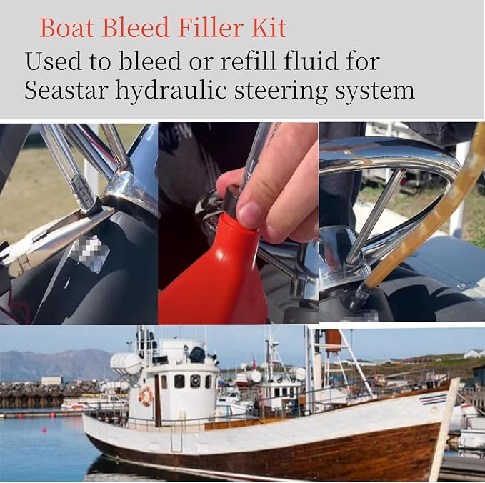 Compatible with Seastar Hydraulic Steering System's Bleed and Fill Packs - Image 6