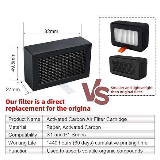 IdeaFormer-3D 2Pcs Activated Carbon Air Filter Cartridge - Image 2