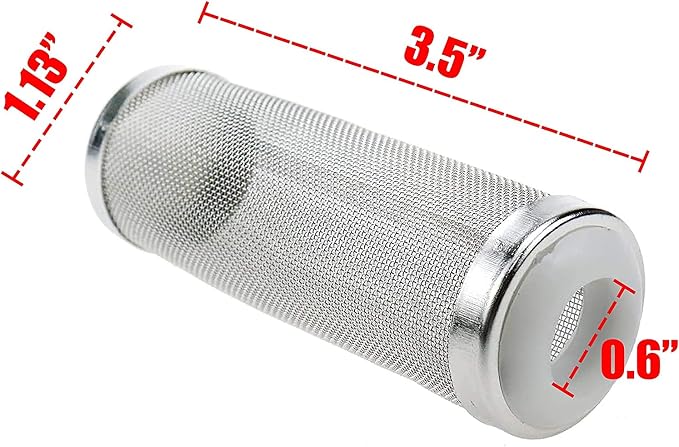 Xiaoyztan Aquarium Filter Cover, 0.63 Inch / 16mm Stainless Steel Aquarium - Image 4