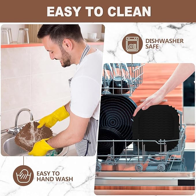 Boribim 2 PCS Square Silicone Air Fryer Liners - Image 7