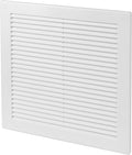 10 x 10 Inch White Air Vent Cover – Plastic Square Air Vent Grill Cover by VezoWorks