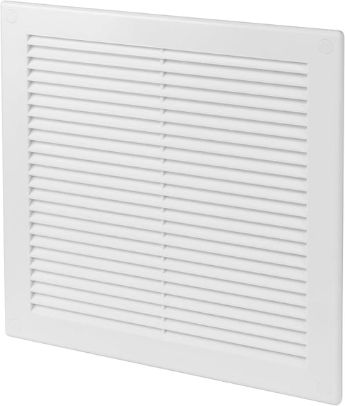 10 x 10 Inch White Air Vent Cover – Plastic Square Air Vent Grill Cover by VezoWorks
