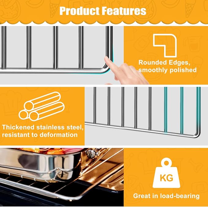 Air Fryer Rack for Ninja Foodi 8 in 1 SP100 SP101 Digital Air Fryer Countertop - Image 5