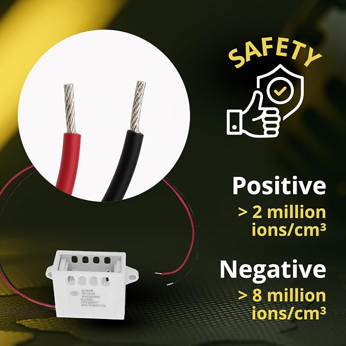 Bipolar Ion Generator Module, DC 12V Positive and Negative Ionization - Image 6