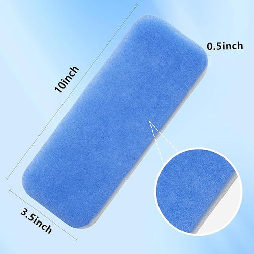 10 Pack Ceiling Fan Filters for Blades, Activated Coconut Carbon Fan Filter for - Image 2