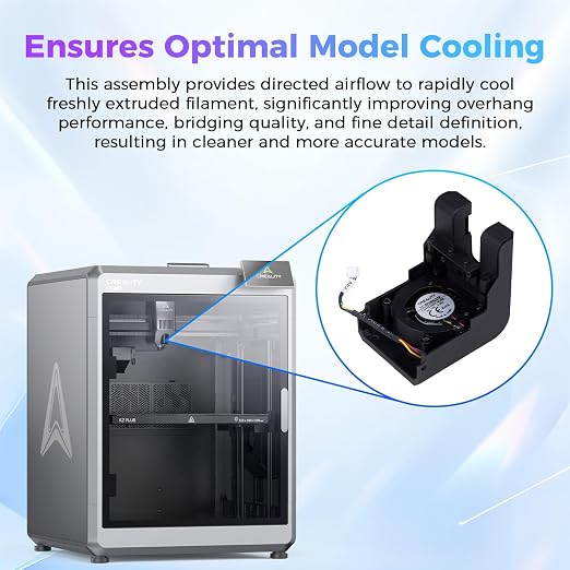 Creality Official K2/K2 Pro/K2 Plus Model Fan Assembly, Original K2 Cooling - Image 3