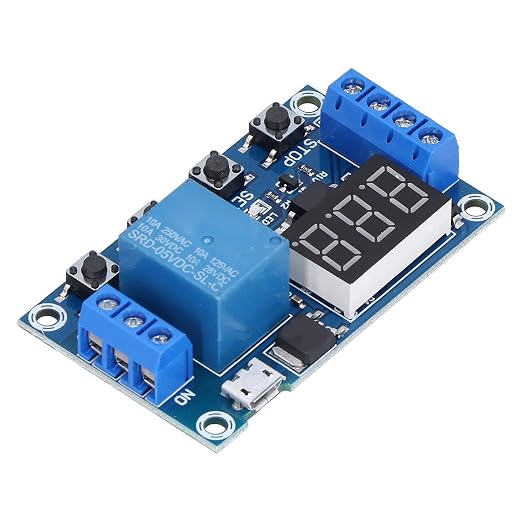 Timer Relay Module with One Way Trigger Cycle and Timing Delay Switch, - Image 4