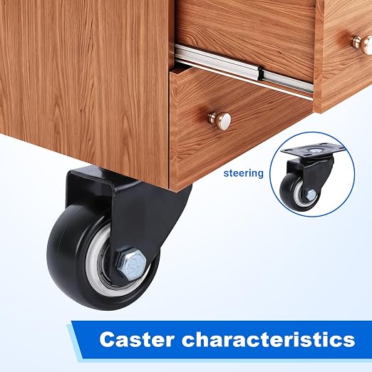 1.5 Inch Swivel Casters Set of 4 - Image 4