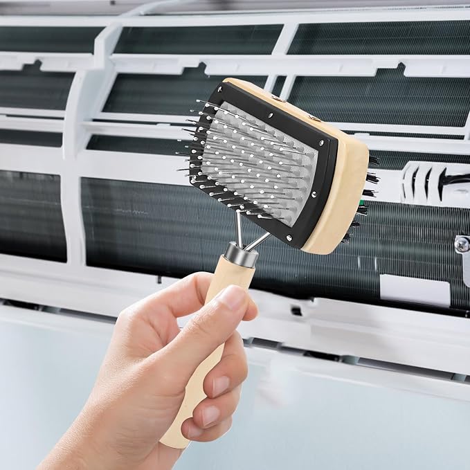 4Pcs Air Conditioner Ac Cleaning Kit, Useful Double-Sided Coil Cleaning Brush - Image 5