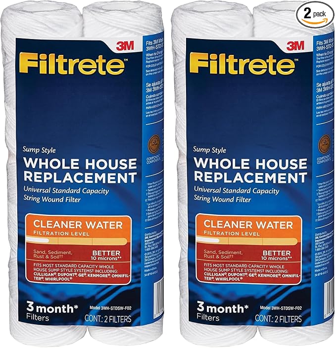 Filtrete 3WH-STDSW-F02 Water Cartridge, Replacement Filter by Filtrete