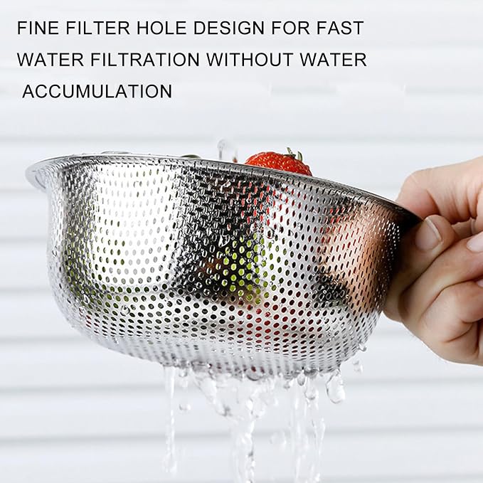 Stainless Steel Sink Faucet Hanging Organizers Strainer Basket - Image 4