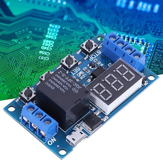 DC 6V~30V Multifunction Delay Time Module Switch Control Relay Cycle Timer - Image 8