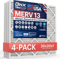 BNX TruFilter 20x20x1 MERV 13 AC Furnace Air Filter by BNX