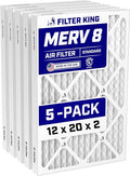 Filter King 12x20x2 Air Filter Dust & Allergy Control AC Furnace Filters by FilterKing