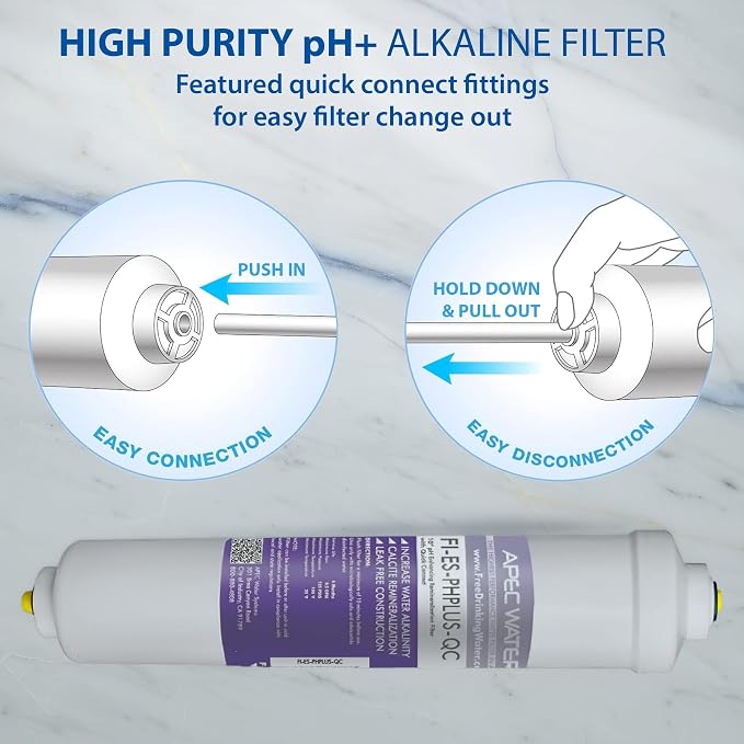 APEC Water Systems FILTER-T1Y-ESPH High Capacity 1 Year Replacement Filter Set - Image 6