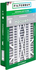 Filterbuy 20x30x5 Air Filter MERV 8 Essential Dust & Allergy Defense, by Filterbuy